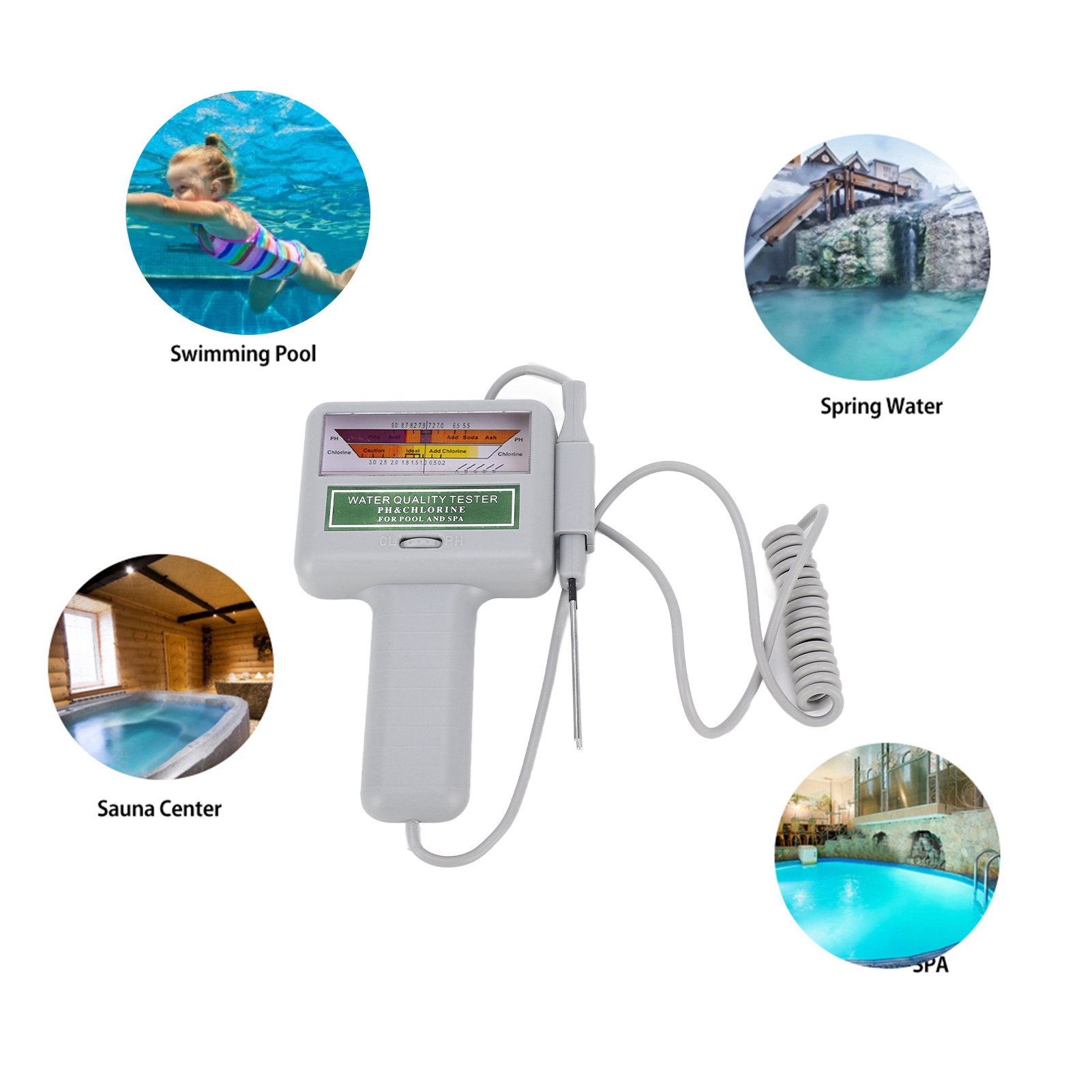 Ph Meter Digital Water Tester - Цифровой тестер качества воды для бассейнов:
