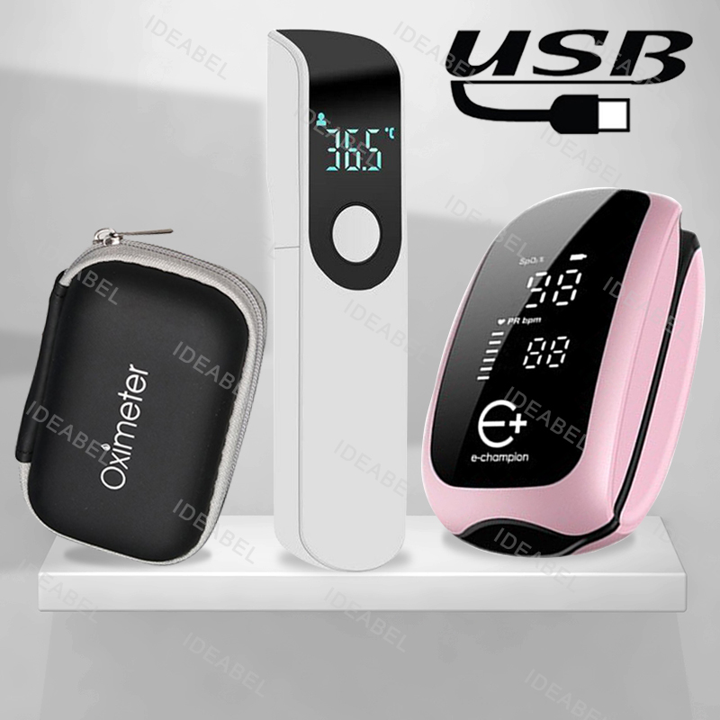 Pulse Oximeter Fingertip Rechargeable - Перезаряжаемый медицинский пульсоксиметр с ремешком-шнурком, пальцевый
