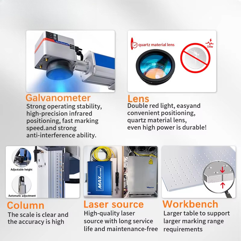 Лазерный маркировочный станок  – обзор и цена Fiber Laser Marking Machine 30W